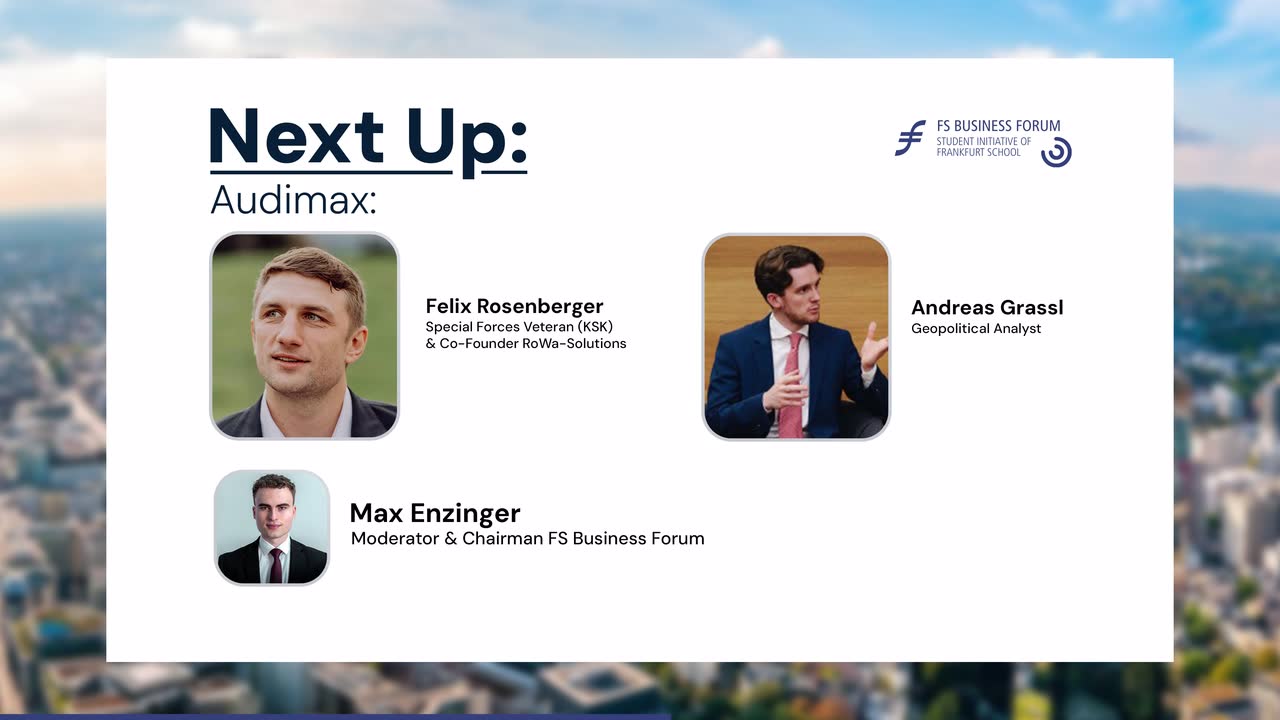 Businessforum 2025 – Geo Politics