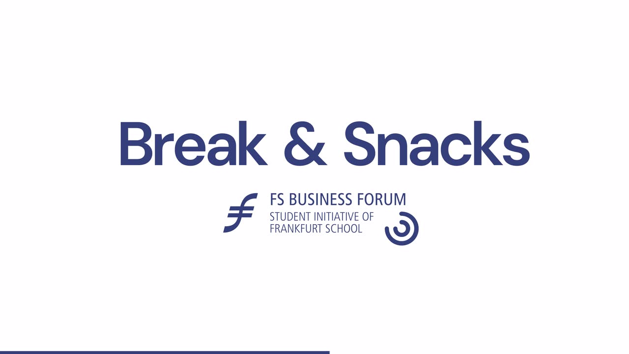 Businessforum 2025 – Pause